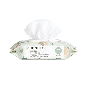 The Honest Company clean conscious wipes, geo mood, 60 count.