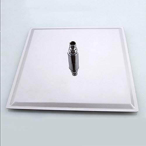 Douche LED changement couleur en acier chromé nickel