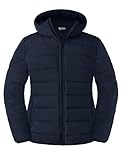 wantdo Women's Plus Size Puffer Jacket Packable Lightweight Down Jackets Navy 1X