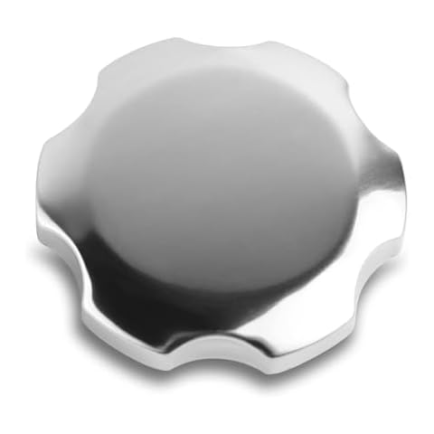 FLYPIG 17620-ZH7-013 17620-ZH7-023 New Motor Chrome Gas Cap Fuel Tank Cap for Honda 4HP - 13HP Engine Compatible GX120 GX160 GX200 GX240 GX270 GX340 GX390 Cover