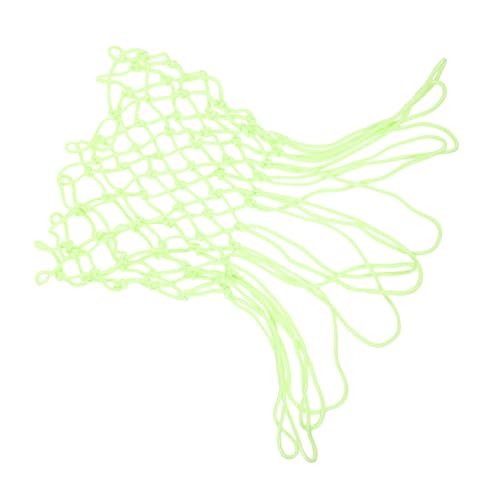 BCOATH Luminous Basketball Net Durable Glow Basketball Hoop Netting for Outdoor Indoor Use Easy Installation Fits Standard Rims for All Ages High Load Capacity