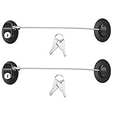 Fridge Lock with keys, Refrigerator Lock Safety Heavy-duty Rustproof House Living File Drawer Locks Child Safety Cabinet Lock Freezer Lock for Refrigerator for Fridge, Cabinets, Drawers
