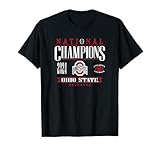 Ohio State Buckeyes National Champs 2024 CFP Icon Black T-Shirt