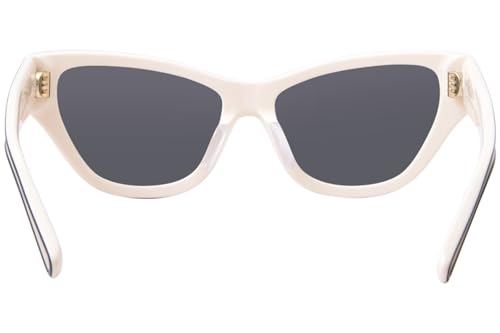 Tory Burch TY7206U 198887 Sunglasses Women's Ivory/Black/Gold/Dark Grey 54mm4