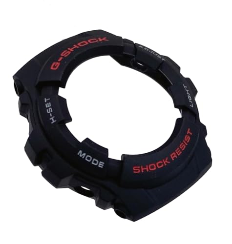Casio Genuine Replacement part Bezel Cover for G100 G101 BLACK G100-1 G101-1, 16 millimeters, Resin