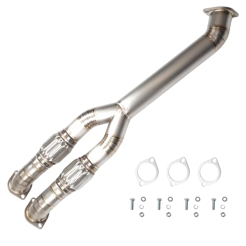 Tiss7 Ultra - Lightweight Titanium Y Pipe for Nissan GTR R35 (2009 - present) - Enhance Performance & Sound