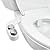 Brondell Bidet - FreshSpa Comfort Plus Bidet Attachment - Dual Temperature and Dual Nozzle with Retractable Nozzles and Self-Cleaning Function