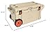 Pelican 80QT Elite Wheeled Cooler (Tan) | 58 Can Capacity with Ice | 10 Day Ice Retention | Built-in Bottle Opener | Guaranteed for Life