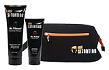 Hair Situation Mr. Active Styling Glue, Mr. Vibrant Volumizing Shampoo & Toiletry Bag (Styling Glue & Shampoo)