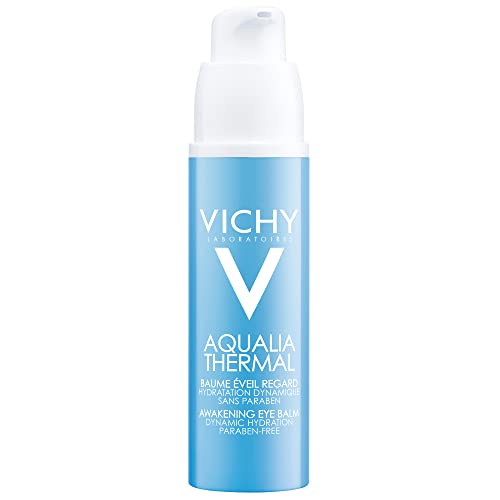 Vichy Aqualia Thermal Awakening Eye Balm, Eye Cream with Hyaluronic Acid and Pure Caffeine to Reduce Dark Circles and Under Eye Bags