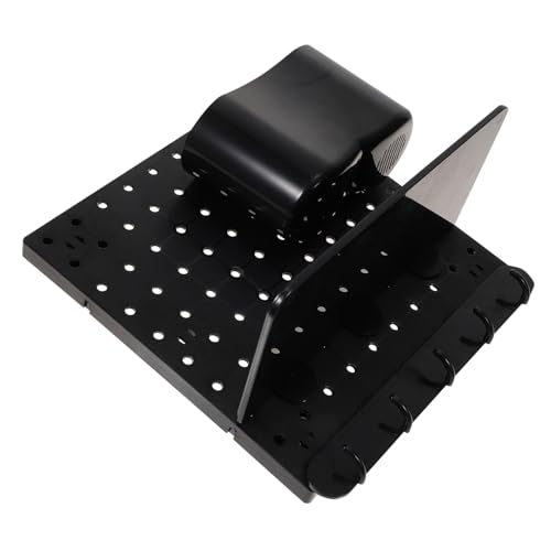 MUSISALY Pegboard Wall Organizer Set 10 Pack Craft Organizer Wall Pegboard for Living Room Kitchen Bedroom Adhesive Design Space-Saving