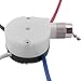 Lizusidtsy Ceiling Fan Switch Kit 3 Speed 4 Wire, Fan Switch Zipper Speed Control Switch, ZE-208S Pull Wire Switch with Rope Silver