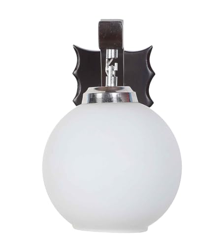 Image of ELIANTE by Jainsons Lights | Moona Brown Wood Wall Light Included Bulb | Lights | Brown Wood Wall Light | for Living Room, Bedroom, Hallway | E27 Holder | 3 Year Warranty