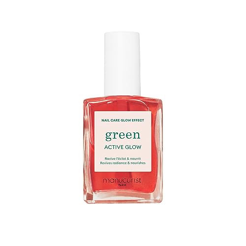 Manucurist Active Glow Raspberry Nail Polish & Care -...