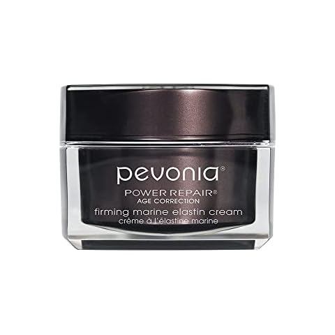Pevonia Power Repair Age Correction Firming Marine Elastin Cream - Anti Aging Face Cream Skin Serum - Wrinkle Cream for Face - Deep Micro Pores Refine Facial Cream - 1.7 Oz Container Cover