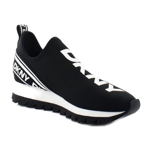 Image of DKNY Women's Abbi Knit Slip-On Logo Sneaker