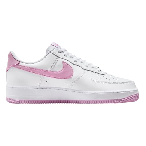 Image of Nike Air Force 1 '07 Men's Shoes Size-8, White /Pink Rise-white