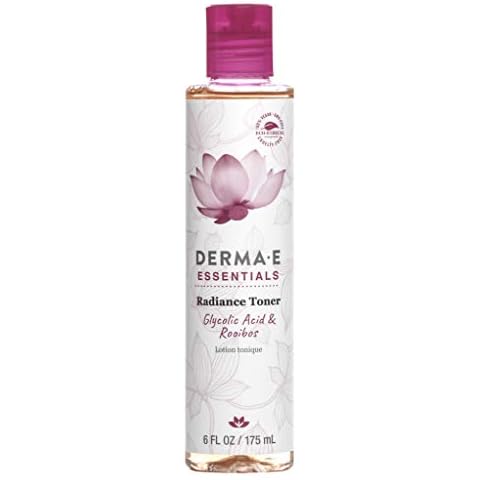 DERMA E Radiance Toner with Gycolic Acid and Rosehip Extract, 6 Fl Oz Cover