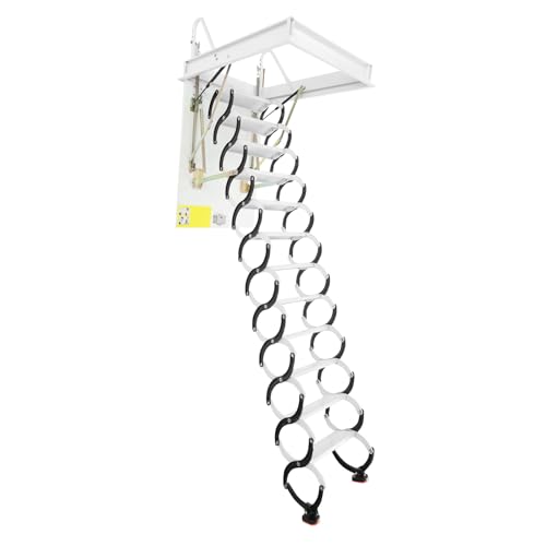 Goudergo 12-Step Retractable Attic Ladder
