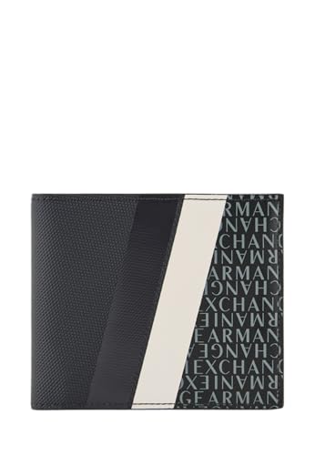 A | X ARMANI EXCHANGE Men's Dylan Wallet, Deep Navy/Deep Navy