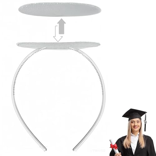 ATMEET Graduation Cap Headband Secures Your Grad Cap Upgrade Insert Hairstyle Hat Accessories Hairband for Graduates Gift