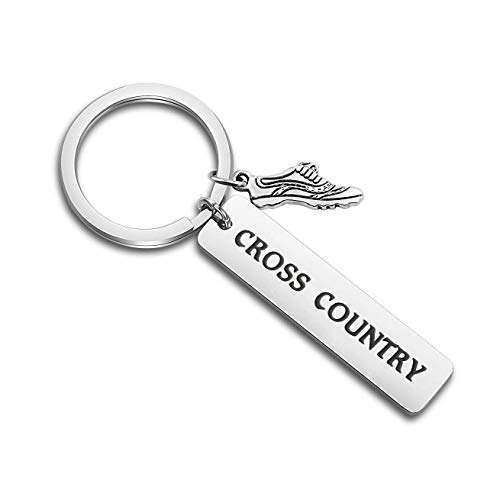 Runner Gift Running Shoe Charm Keychain Sport Bag Tag