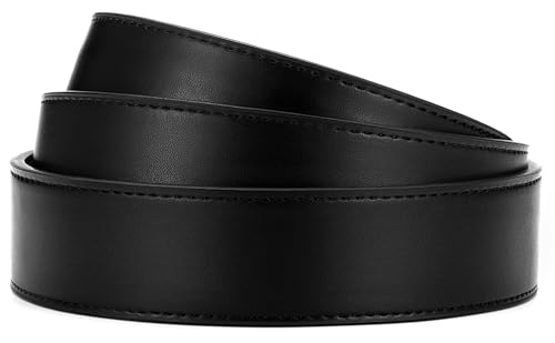 Image of CHAOREN Ratchet Belt Replacement Strap 1 3 /8 inch | Leather Belt Strap for 40mm Slide Click Buckle