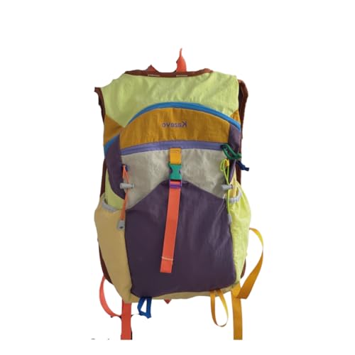 Mochilas casuais coloridas para homens e mulheres, mochilas de ciclismo multifuncionais para escalada de montanha ao ar livre e fitness