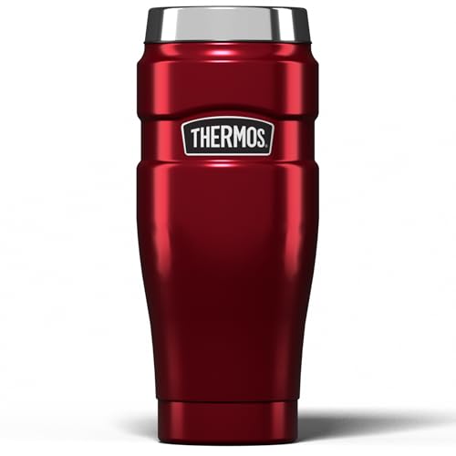 Thermos 101509 - Vaso De Viaje De Acero Inoxidable, Rojo, 0.47L