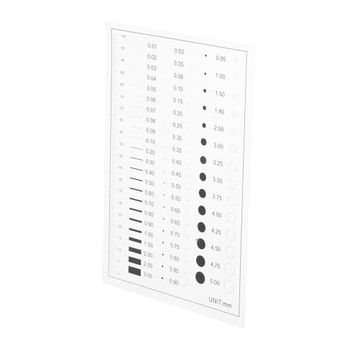 LALAFINA 高精フィルム検出器 ポータブル欠陥測定定規 スクラッチ線測定ツール 多用途ラインゲージ 教室 オフィス 実験室対応