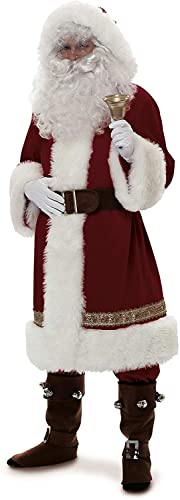 Rubie's Super Deluxe Old-time Santa Suit, Red/White, Standard Costume Rubie's Super Deluxe Old-time Santa Suit, Red/White, Standard Costume