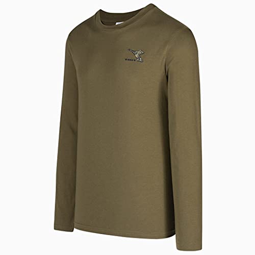 Diadora T-Shirt LS CHROMIA Uomo Maglia Cotone