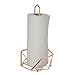 Kitchen Details Geode Paper Towel Holder | Countertop | Free Standing | Holds 1 Large Roll | Rust Resistant | Decorative | Copper