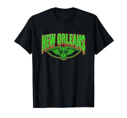 NBA New Orleans Pelicans Halloween Scary Logo T-Shirt