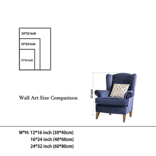 Wieco Art VAN-0002-6080 Sunflower Large Canvas Prints Wall Art By Vincent Van Gogh Oil Paintings Reproduction Modern Stretched And Framed Floral Giclee Flowers Pictures Artwork thumb #4