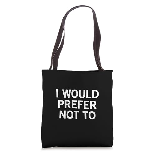 Bolso tipo tote I Would Prefer Not To miniatura 1