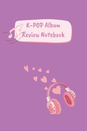 K-POP Album Review Notebook: Rate & Review Your Favorite Albums