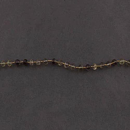 Perles quartz citron facettées 6-7mm pour fabriquer des bracelets personnalisés
