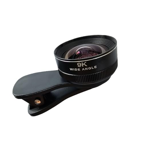 Objectif photo de téléphone 9K grand angle en verre optique anti-rayures