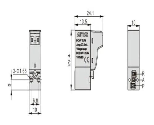 Micro-électrovanne VPV10 CPV10BB mini distributeur pneumatique