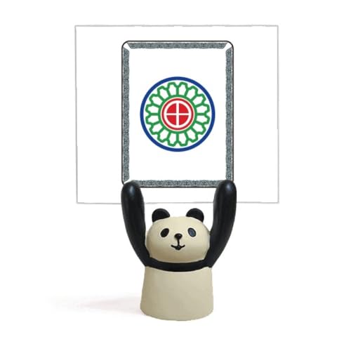 Tuile Mahjong Dots support mémo panda pour décorer votre bureau zen