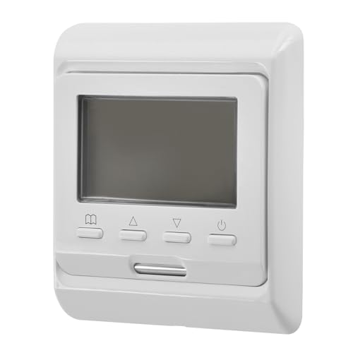 Heschen LCD Digital Wöchentliches Programmier Thermostat, HS-E806, 230VAC 3Ampere, Regler für Fußbodenheizungs Thermostate, geeignet für Wasserheizungssysteme