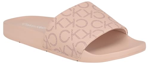 Calvin Klein Women's Athens Slide Sandal, Pink Multi 680, 9 - image 1