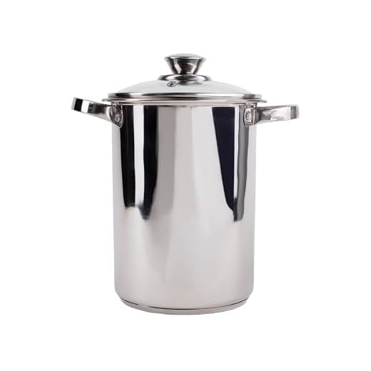 BERGNER Lula - Cuoci asparagi a 3 pezzi con fondo tappato - Coperchio in vetro - In acciaio inox - Facile da lavare - Alta qualità e resistenza