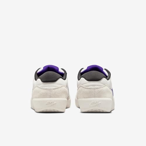 Image of Nike SB Force 58 Skate Shoes (DV5477-006, Phantom /Summit White /Dark Smoke Grey /Court Purple) Size 7.5