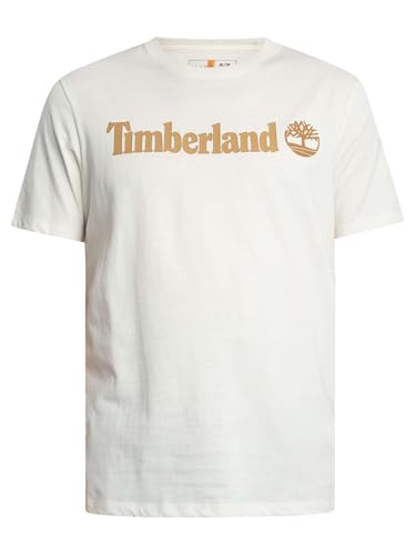 Timberland Para Hombre. TB0A5UPQCM91 Camiseta Kennebec River Blanco (S), Casual, AlgodóN, Manga Corta - 5