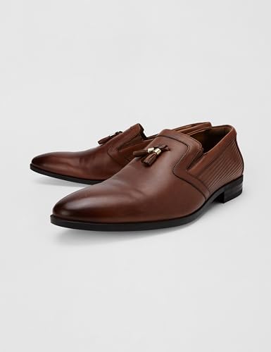 Image of Louis Philippe Men Leather Loafers