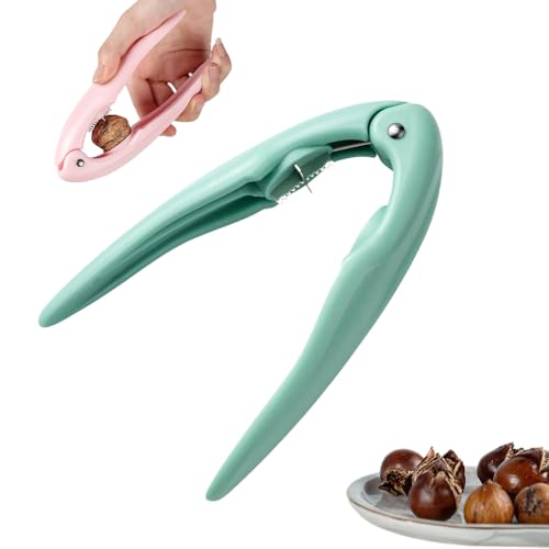 Abridor Castañas, Cortador de Castañas, Pelador de Castañas, Multifuncional Alicates Castañas, Tenazas para Corta Castañas, Cascanueces para Castañas, Avellanas y Otros Frutos Secos (Verde)