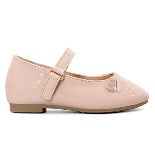K Komforme Girl'S Ballet Flats Non-Slip Soft Mary Jane Walking Party Dress Shoes For Toddler/Little Kid/Big Kid thumb #3