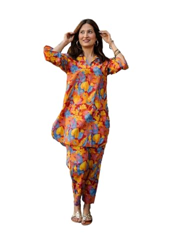 Image of Trendy Queen Co Ord Set | Casual Wear Pant Top Set | Fancy Co-Ord Set | Full Pair Set | Coord Sets for Women | Top Pant Set (SD798)